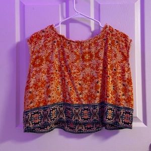 Cropped Oversized Free People Tank